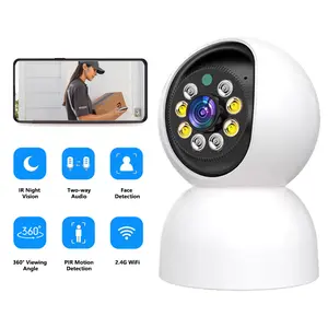 2K Indoor Security Camera – 3MP Pet mini Camera with Night Vision, Motion Detection, Two-Way Audio, WiFi Connectivity, Baby Monitor Mode & Mobile App Support cctv 360 wireless