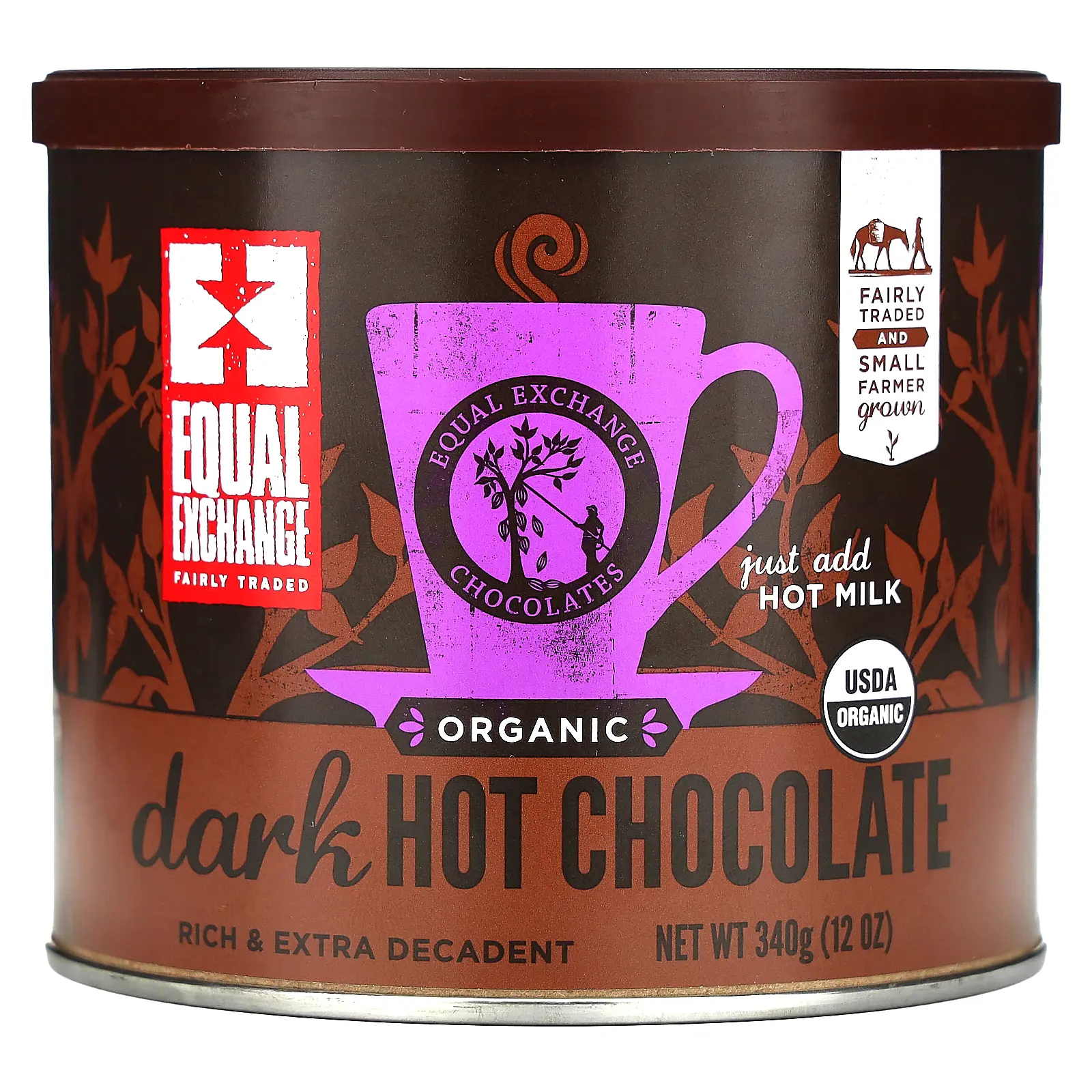 Equal Exchange Organic Dark Hot Chocolate, 12 oz (340 g) Equal Exchange Organic Dark Hot Chocolate, 12 oz (340 g)