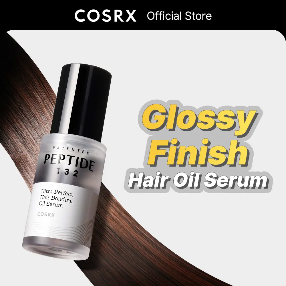 [COSRX Official] Peptide-132 Bonding Oil Serum, Lightweight Haircare Treatment for Molecular Repair & Shine, Fits Hair Oiling Routine, Natural Hair Care, 30mL