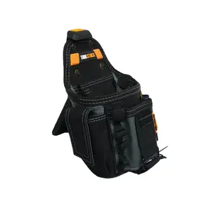 Tsk34 Small Electrician Tool Kit, Specialized Waist Belt Hook, Woodworking Waist Bag, Comprehensive Tool Set for Electricians, Tool Organizer