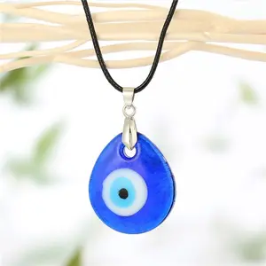 Glass Evil Eye Necklace