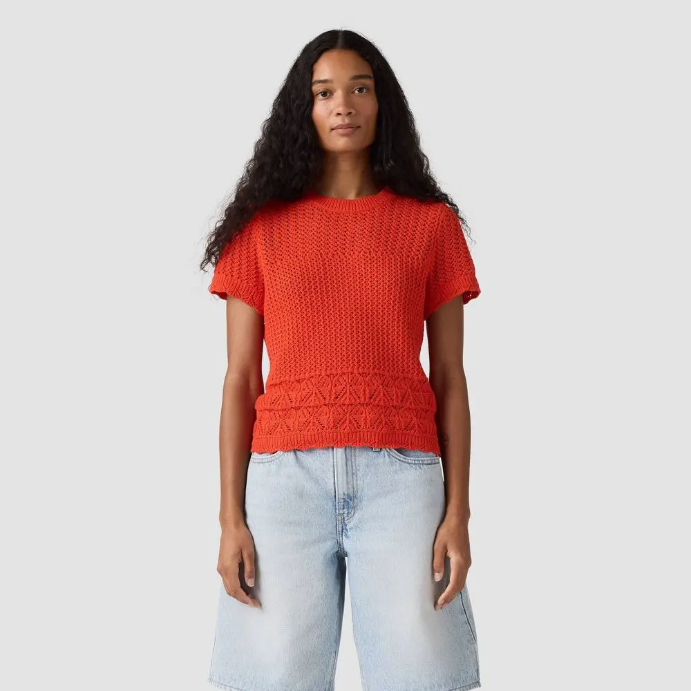 Levi's Women's Isabelle Crochet Sweater - Signal