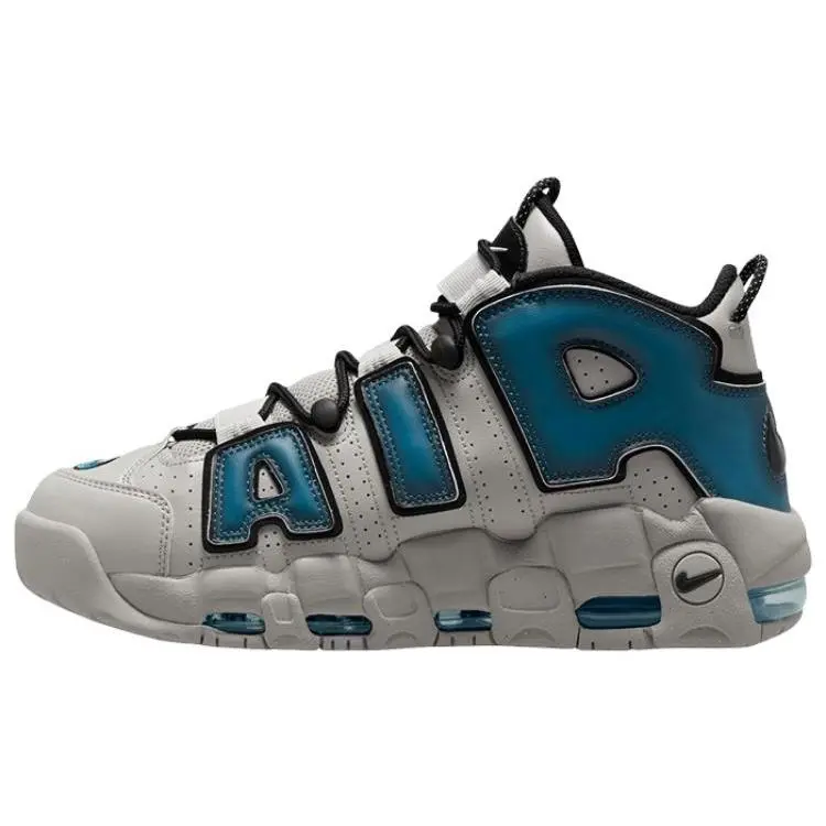 Nike Air More Uptempo Industrial Blue Retro Mid Top Basketball Shoes Unisex FD5573-001
