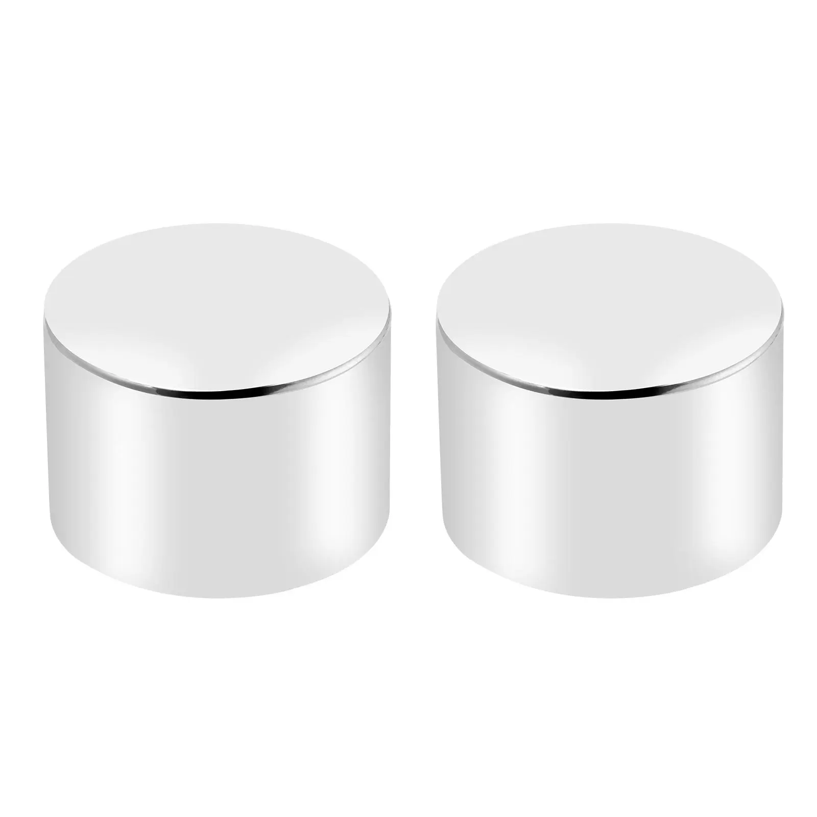 CNC Machined Chrome Front Axle Nut Covers Anti-Rust Styling Protector Direct Fit For Harley Multiple Models