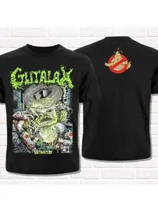 Gutalax T-shirt Shitbusters Goregrind Cruel Death Metal Matte T-shirt Summer Fashion Trend Loose Casual Sports Top Neutral Short Sleeve High Street