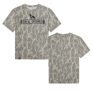 Mossy Oak ONE DOWN Original Bottomland Camouflage Camo Tee – Soft & Breathable Tshirt