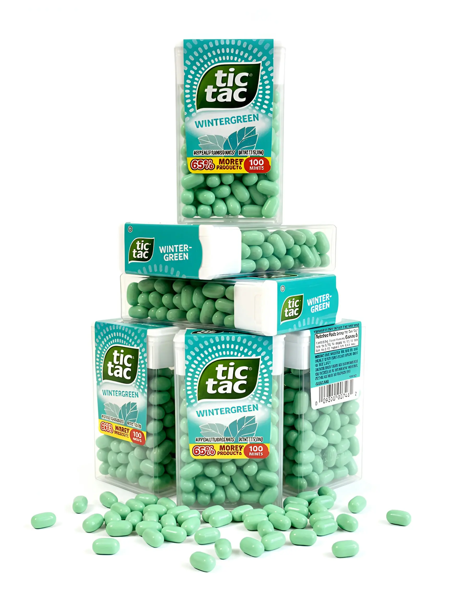 Tic Tac 100 Count Mint Packs – 6 Pack Bundle (600 Total Mints) | Choose from 8 Flavors