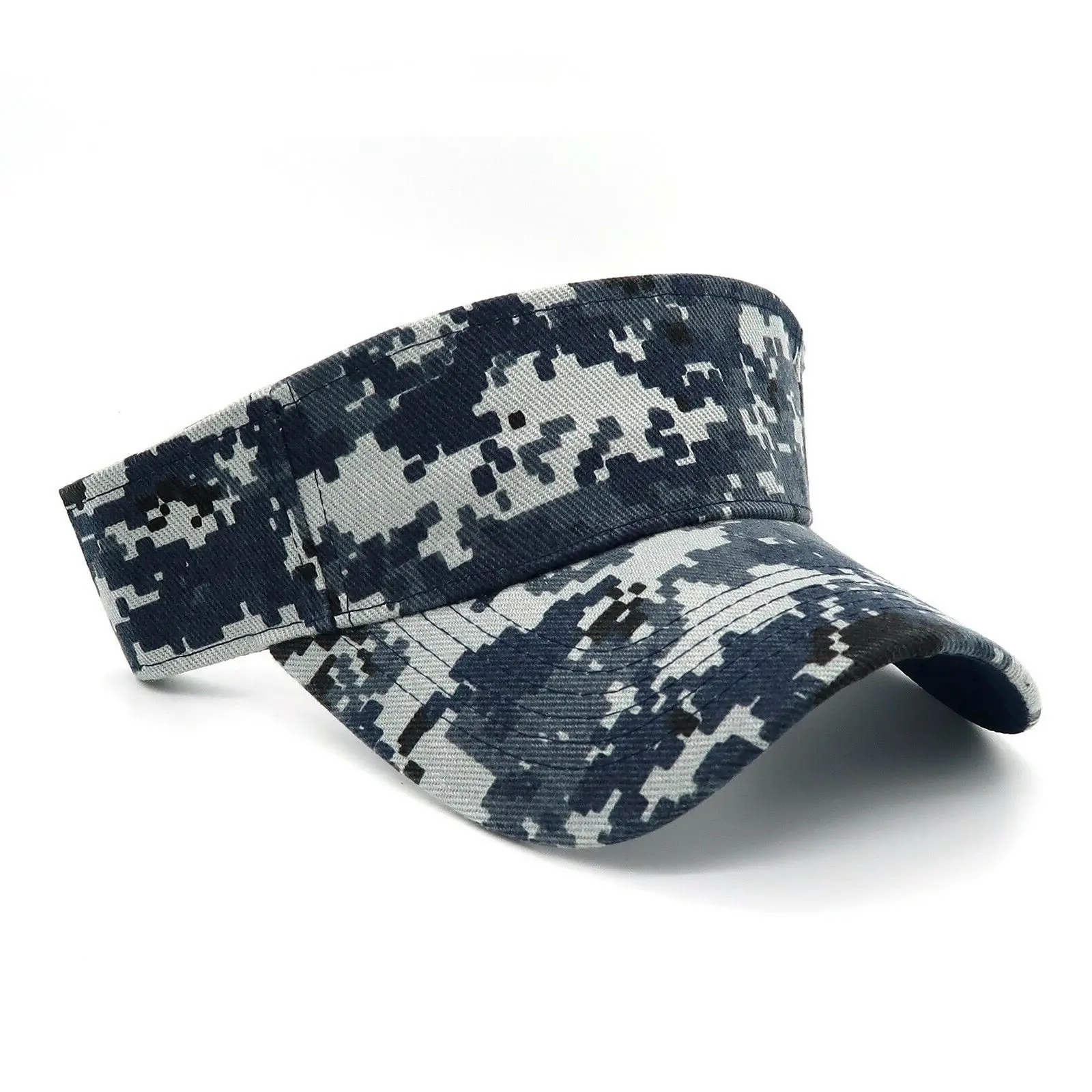 Camouflage Sun Visor Hat for Men - Adjustable Size, Outdoor Hunting Style Cap, Lightweight and Packable Material, Great for Sports & Outdoor Activities