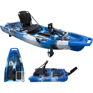 Nautanixa Fishing Kayak with Pedal Drive - 10ft Lightweight, Sit On Top Kayaks for Adults& Youth, Removable & Portable, Ideal Space-Saving Design - 500 Ibs Capacity