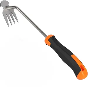 Plant Remover Tool, Portable Garden Tool, New Garden Tool for Garden Hand Tools for Vegetable Gardening Backyard Farm Planting & Uprooting Tool (Rubber Handle)