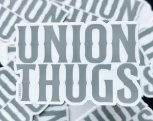 (3pcs) Union Thugs Sticker - LINEMAN Hard Hat Sticker , Blue Collar Stickers , trade Worker