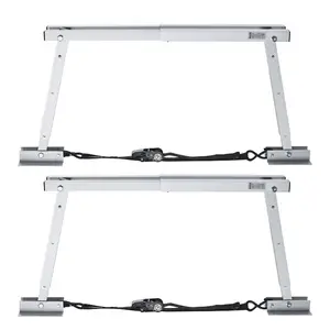 VEVOR Universal RV Stabilizer, RV Bumper Stabilizer for Trailers, Campers, Fifth Wheel, Compact Foldable Design for Easy Storage, Adjustable Height from 12 inch to 28 inch, Reduces RV Wobble, 1 Pack