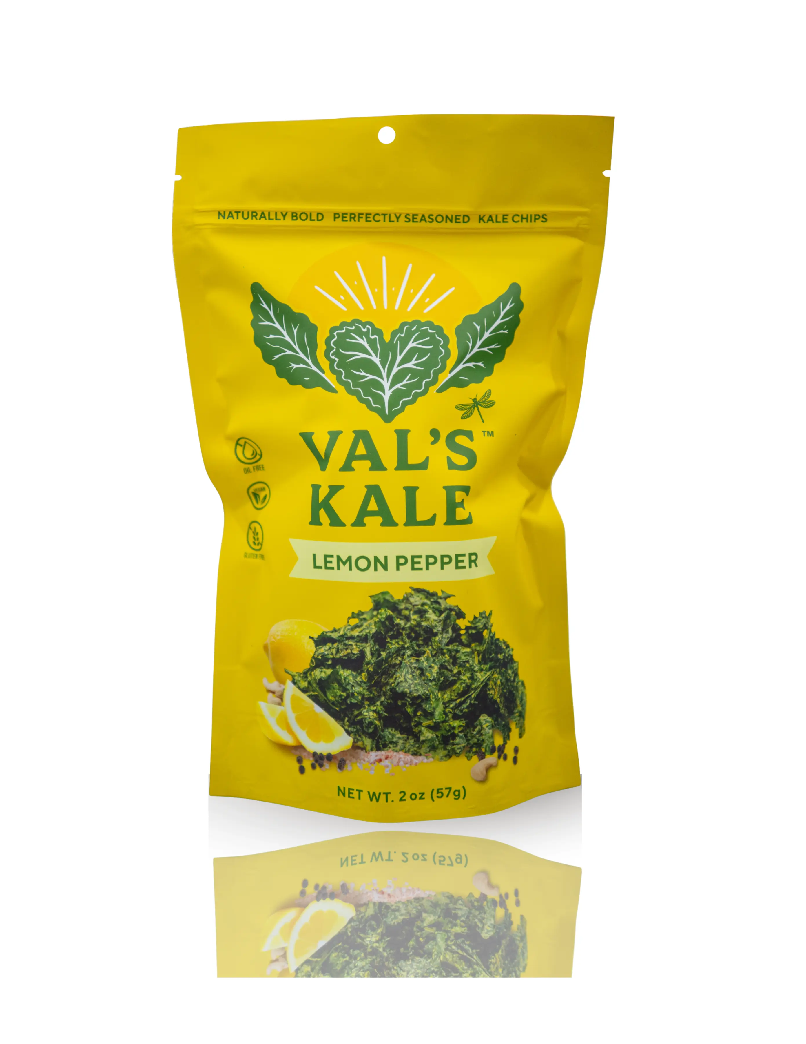 Val's Lemon Pepper Kale Chips Val's Lemon Pepper Kale Chips