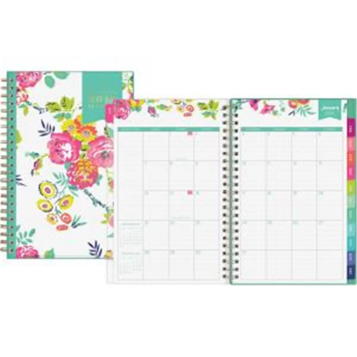 Day Designer Blue Sky 2018 5x8 in. Weekly & Monthly Weeks Planner - Bleed-Resistant Organiser, Julian Calendar, School & Office Stationery Supply, High Caliber Desk Planner