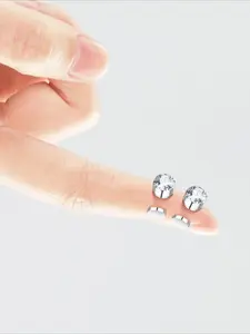 Magnetic Nose Stud, Personalized Punk-style Ear Ring, Silver Ear Ring, Fashionable Ladies' Hole-free Nose Stud, Suitable for Parties and Summer, Cartilage Stud, Body Jewelry