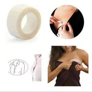 5 Meters Roll Waterproof Dress Cloth Tape Double-sided Secret Body Adhesive for Bra and Lingerie, Safe Transparent Clear Tape