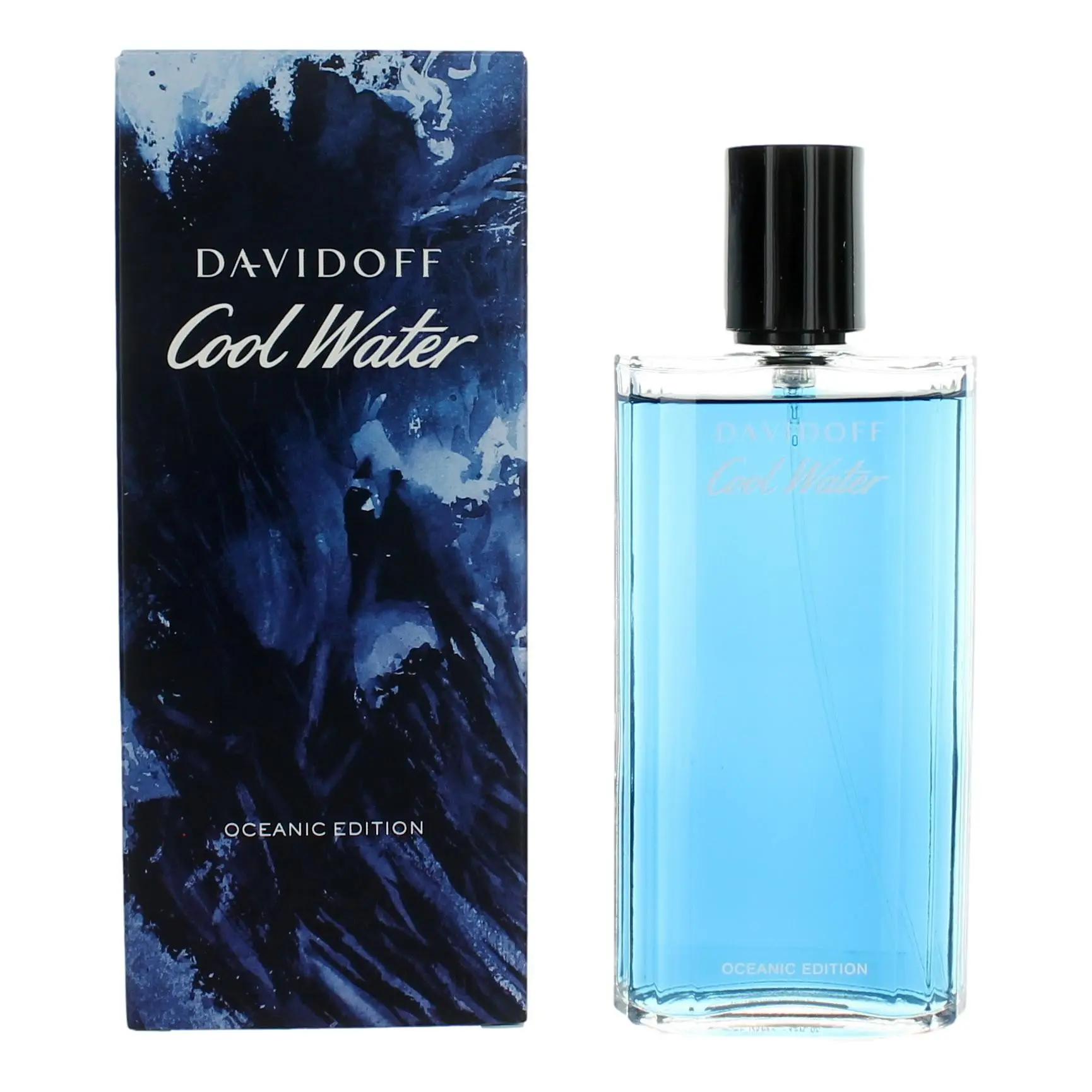 Davidoff Cool Water Oceanic Edition Men's Fragrance - 4.2 fl oz Masculine EDT Spray Bottle with Driftwood Base