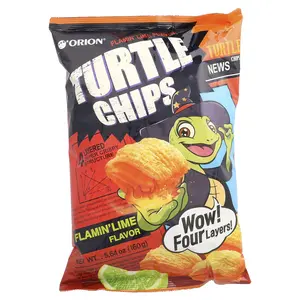Orion Turtle Chips, Flamin' Lime, 5.64 oz (160 g)