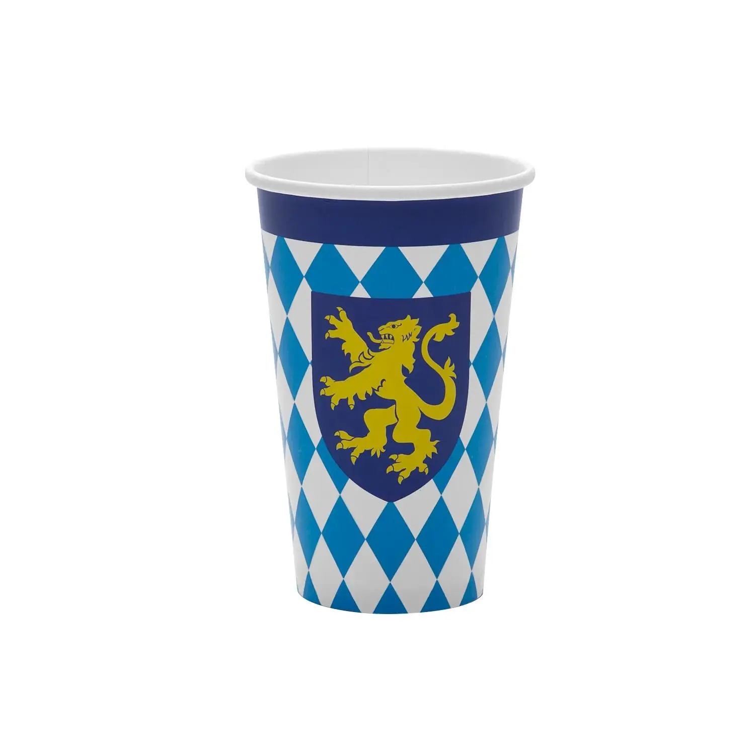 Oktoberfest Disposable Paper Cups - 16 oz., 8 Counts