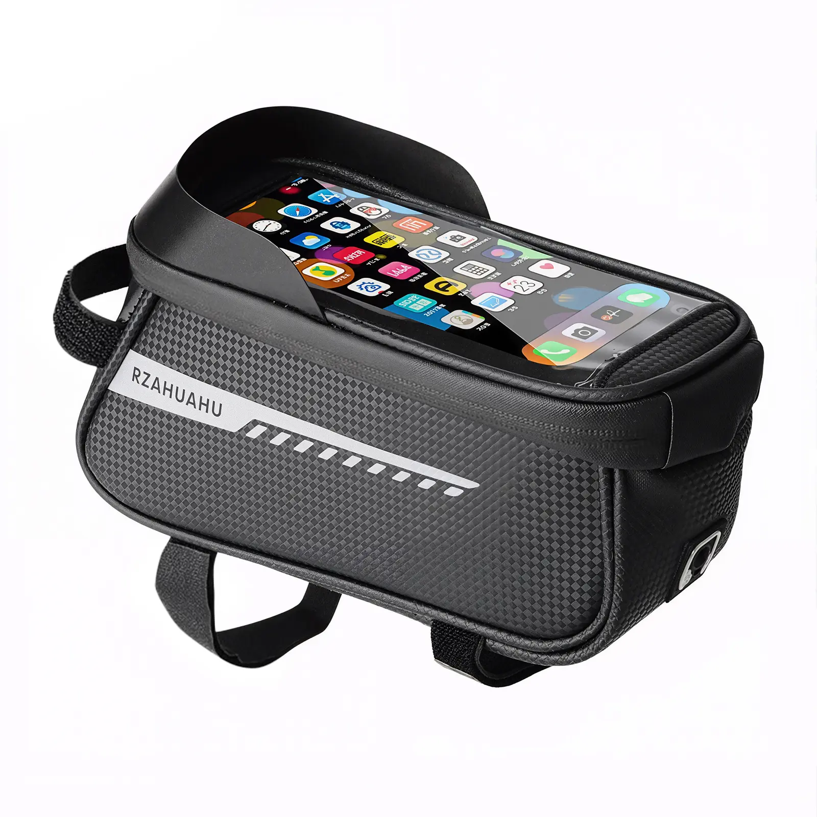 Electric Bike Frame Bag, Waterproof Bicycle Storage Bag, Easy to Install & Detach, Ideal for Phones, Tools & Essentials