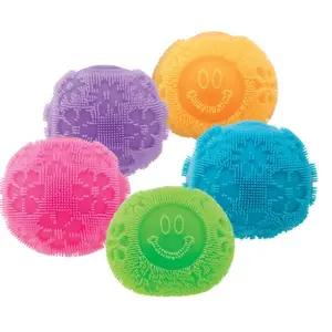 Limited time! Fuzz Squeeze Ball Sensory Toy with a Velvet Texture Fidget Toys - You Can See and Feel,Anxiety Relief Fuzz Stress Balls Party Favors Birthday Gifts - Ages 3 and Up