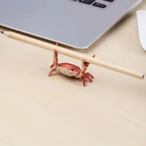 Creative Crab Shaped Pen Holder, 1 Count Unique Creative Crab Design Pen Holder, Desktop Pen Holder for Home Office School, Desk Accessories, Desk Organizer Tidy