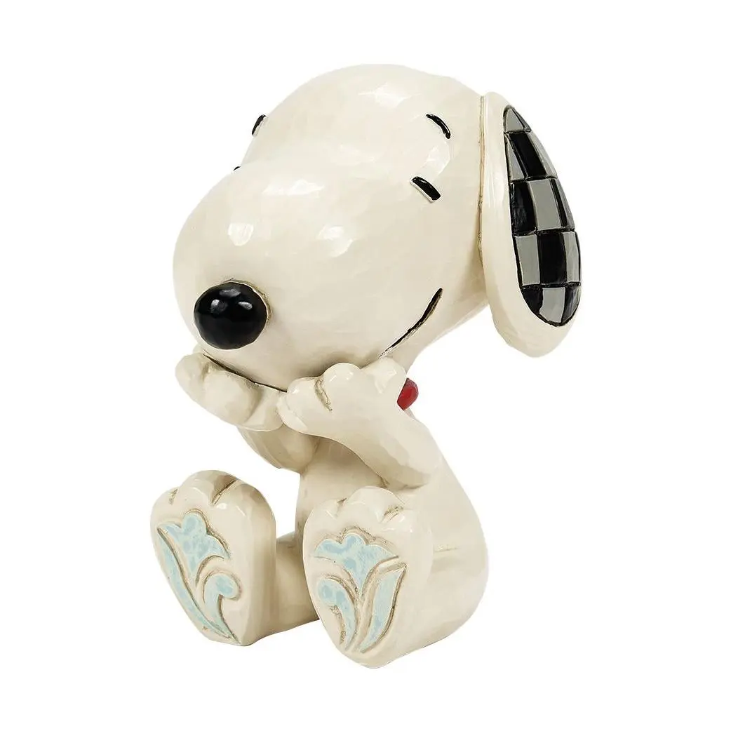 Peanuts by Jim Shore Snoopy Laughing Mini Figurine 3"H
