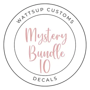 Wattsup Customs Mystery Decals Bundles - High-Quality UV DTF Decals - Durable & Long-Lasting Designs