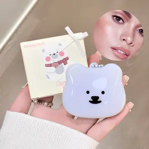 Sweetheart Soft Bear Water Glow Blush, Moisturizing Rich Color, Lightweight Smooth, Perfect for Christmas Halloween Thanksgiving Gifts, Beauty Cosmetics Products