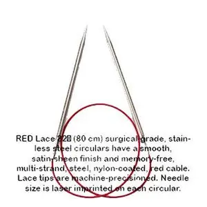 ChiaoGoo Stainless Steel Lace Circular Needle