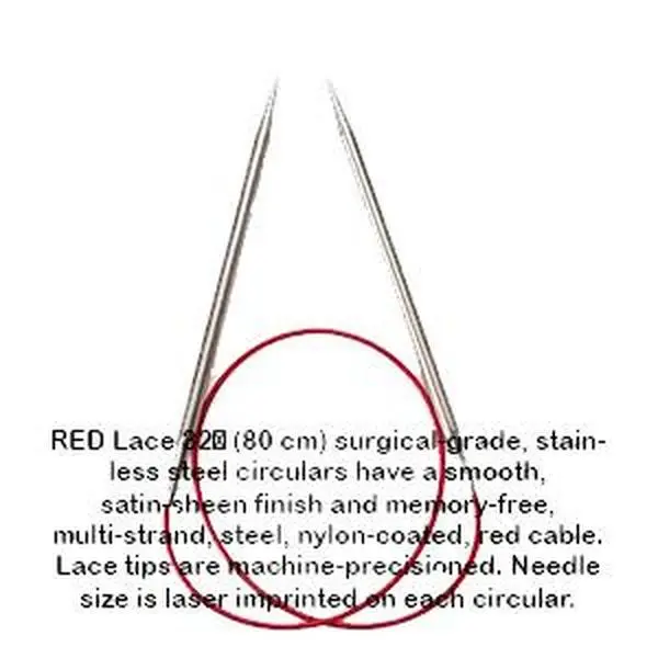 ChiaoGoo Stainless Steel Lace Circular Needle