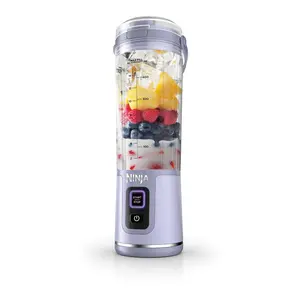 Ninja Blast 18oz Portable Blender Muted Lavender BC151ML: 1-Speed, Dishwasher-Safe, Plastic & Stainless Steel, 1.75 lbs