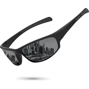 Sports Polarized Sunglasses for Men Women Wrap Around Sun Glasses Fishing Cycling Driving Running UV Protection