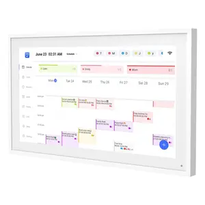 21.5 Inch Smart Digital Calendar, Wall Electronic Calendar, 1920 * 1080 IPS Full HD Touch Screen Display for Family Meal Planner Support - Streamline Household Organization #SummerVibes
