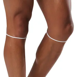 Shock Doctor Silicone Patella Band Pair for Sports Enthusiasts Pain Relief Comfortable Wristband for Running Basketball Football Volleyball Athletes Runner