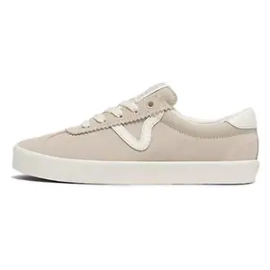 Vans Sports Suede Low-Top Casual Sneakers for Men and Women in Beige Verifiable, with credentials and supporting global authentication