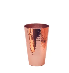 Copper Iced Tea Cup - Ideal for Drinkware and Tumblers Glass Equipment