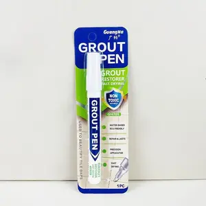 Waterproof Tile Grout Pen, Non Toxic, Eco Friendly, Colorant & Sealer Marker, Bathroom Wall Floor Decor Repair, Beauty Joint Filler, Tile Paint Marking Pen, Sealant