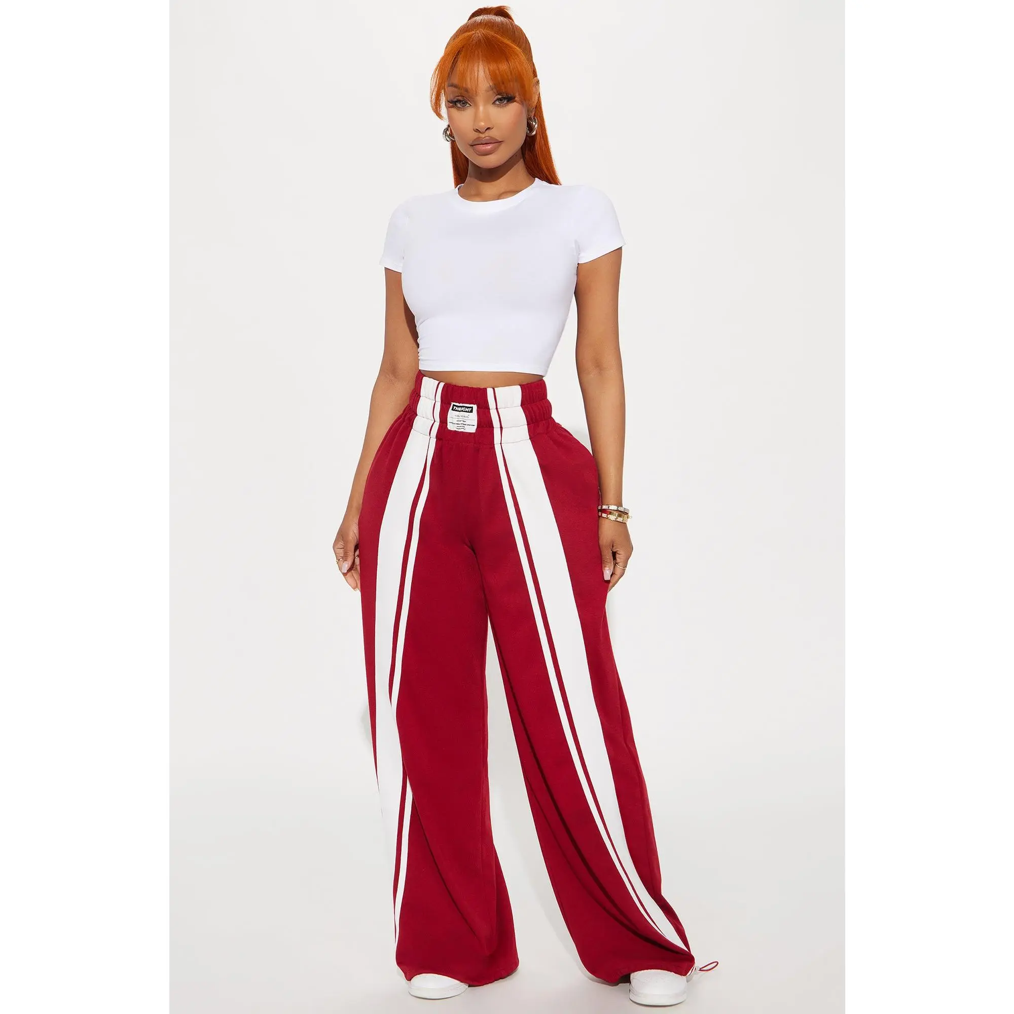 Leyla Boxer Pant - Burgundy