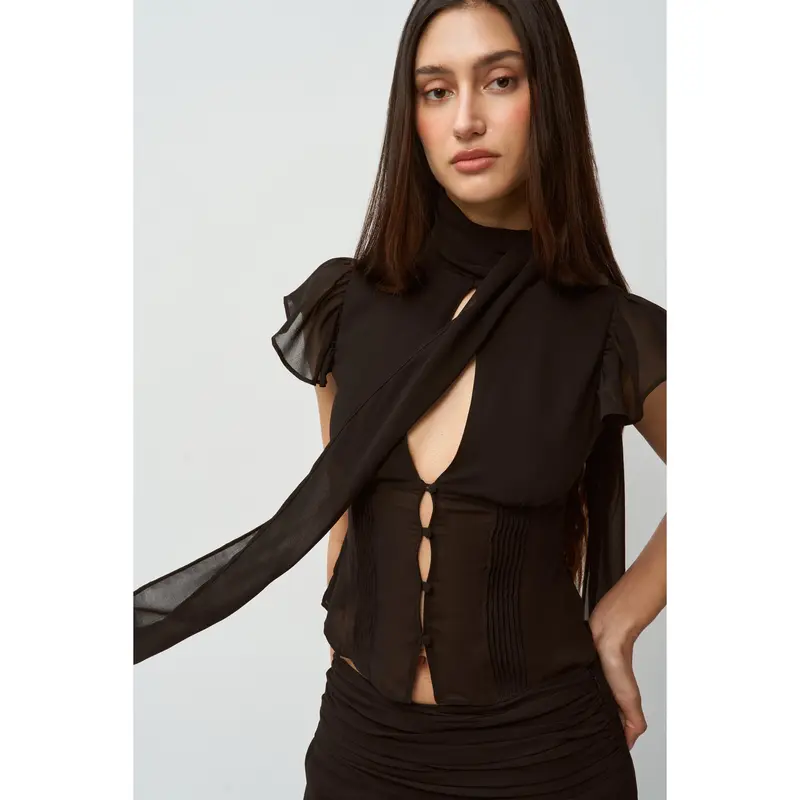 polo shirt mini dress Contrast Collar Knit Polo Mini Dress - Entro