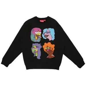 Supreme Men's Gonz Heads Crewneck Black, from StockX