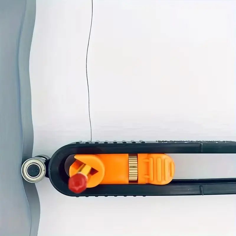Adjustable Profile Scribing Ruler with Lock, Accurate Woodworking Measurement Tool Set, Ideal for Irregularity Radian Precision