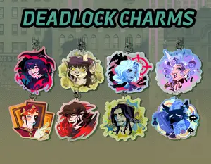 Deadlock Acrylic Keychains , Great For Daily Use Or As Thoughtful Little Gifts For Your Friends And Yourself