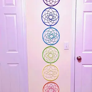 6 Foot Chakra Dreamcatcher