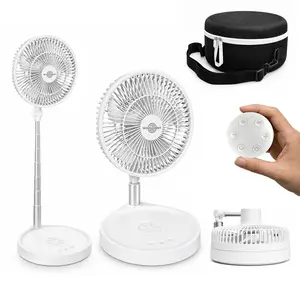 WindBillion H6 Portable Fan, Cordless Foldable Fan, 4-Speed Rechargeable Adjustable Height Fan for Home, Bedroom, Camping and Travel