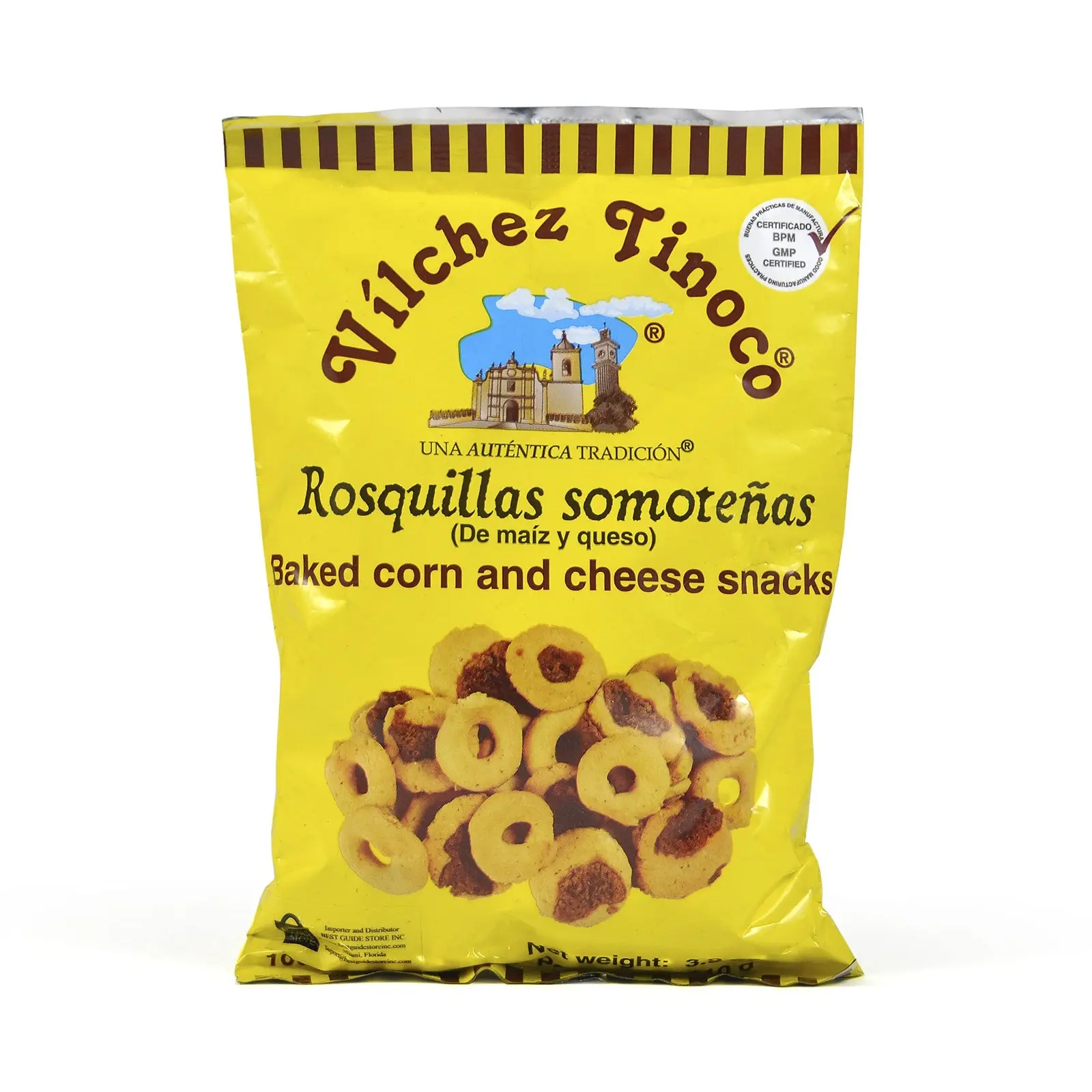 Rosquillas Somoteñas Vilchez Tinoco Mixtas  - Traditional Nicaraguan Corn and Cheese Snacks - Crunchy and Fresh - Ideal for Sharing - Nata