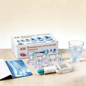 Massage Cupping Kit with Vacuum Pump – 12PCS Body Care Cup Set for Muscle Soothing, Soreness Easing & Daily Body Care