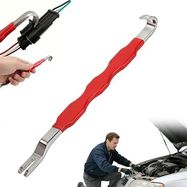 Compact Auto Electrical Connector Removal Hand Tool Universal Dual-End Remover Separator for Vehicle Wiring Harness Maintenance