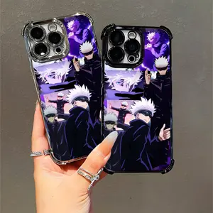 Jujutsu Kaisen Gojo Satoru Anime Phone Case for Fans Compatible with iPhone 11/12/13/14/15/16 Pro Max Plus