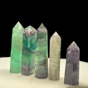9) Fluorite Crystals - Natural Stones, Intuitively Chosen | Crescent Cast